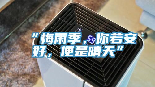 “梅雨季，你若安好，便是晴天”