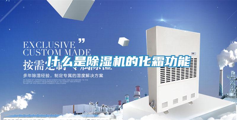 什么是除濕機(jī)的化霜功能