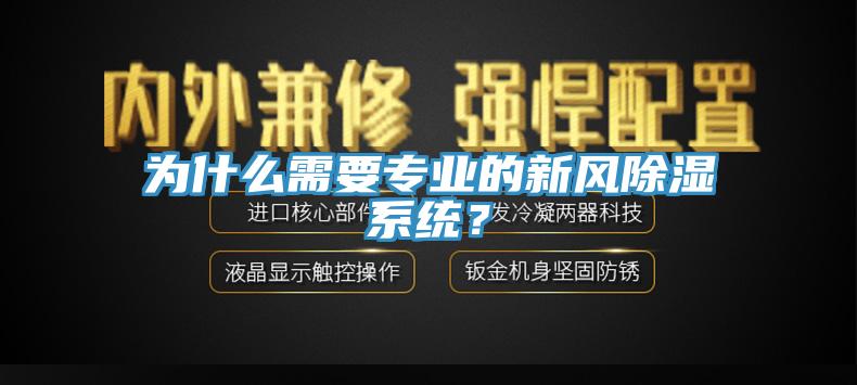 為什么需要專業的新風除濕系統?